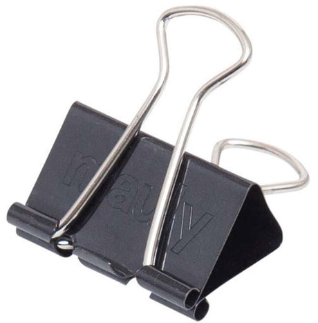 Maul foldback klemmen y® metaal metaal 12 stuks 32 mm zwart