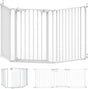 Noma configure gate veiligheidshekje 3 panelen wit | room divider | traphekje | hondenhekje | 64 t m 197,5 cm