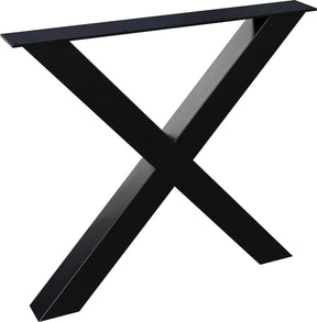 Woood tablo alkmaar poot 1 stuks - metaal - zwart - 72x79x10