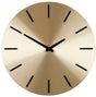 Mica decorations brixen wandklok - ø36 cm - goud