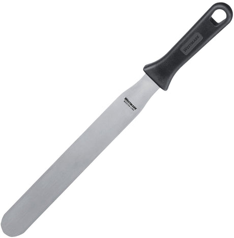 Westmark professioneel paletmes, recht, flexibel, lemmet: 3,5 x 30,5 cm, lengte: 43,5 cm, rvs kunststof, master line, zwart zilver, 31242270