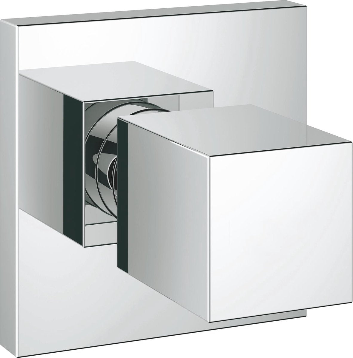 Grohe eurocube afbouwdeel voor inbouw stopkraan chroom