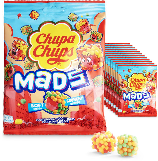 Chupa chups mads fruits uitdeelzakje (12x 115 gr)