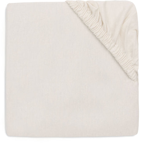 Jollein hoeslaken ledikant - 70 75x140 150cm - jersey - oatmeal