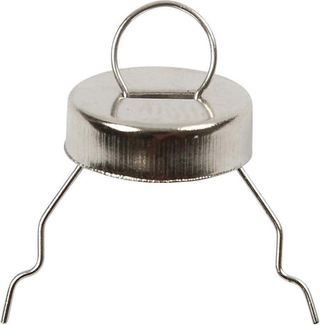 Creativ company creotime metalen hanger 13 mm zilver 25 stuks