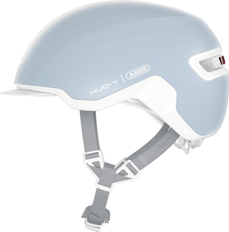 Abus fietshelm hud-y pure aqua m - 54-58 cm - blauw - geschikt voor gebruik op elektrische fietsen - stadsfietsen - 300 g m