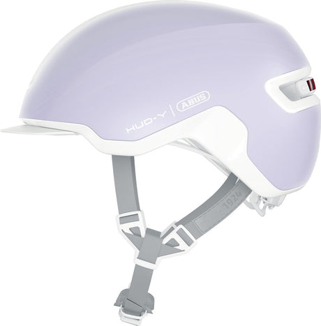 Abus fietshelm hud-y pure lavender l - 57-61 cm - paars - geschikt voor gebruik op elektrische fietsen - stadsfietsen - 330 g l