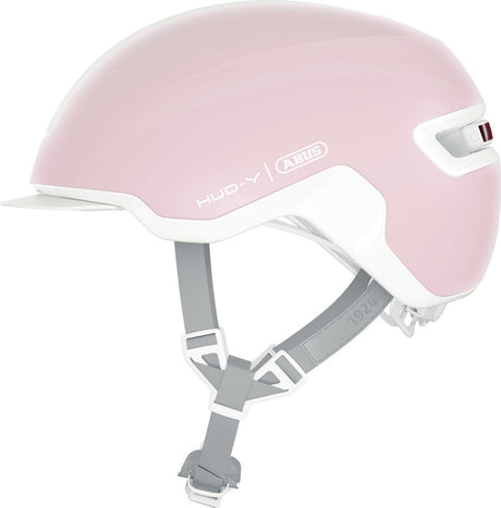 Abus fietshelm hud-y pure rose s - 51-55 cm - pink - geschikt voor gebruik op elektrische fietsen - stadsfietsen - 280 g s