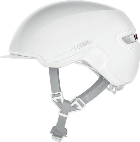 Abus hud-y fietshelm puristic white