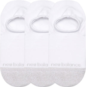 New balance active invisible no show socks unisex sportsokken - white