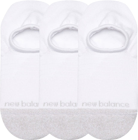 New balance active invisible no show socks unisex sportsokken - white
