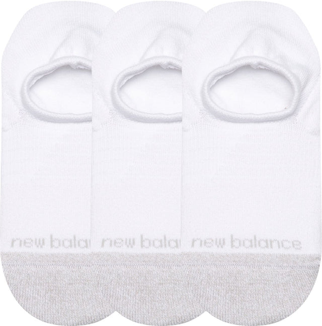 New balance active invisible no show socks unisex sportsokken - white