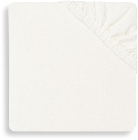 Jollein - baby hoeslaken boxmatras jersey (ivory) - katoen - hoeslaken box - 75x95cm