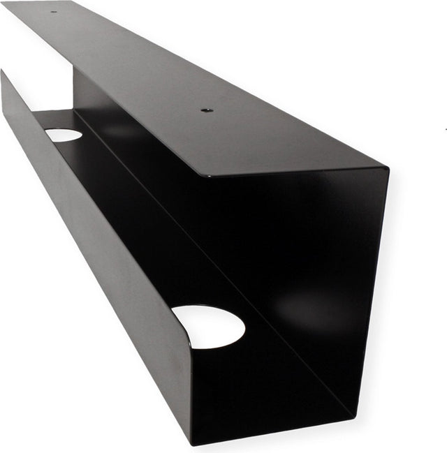 Value kabelgoot voor montage onder de tafel, zwart