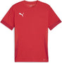 Puma teamgoal matchday jersey jr unisex sportshirt - red- white-fast red 140