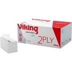 Papieren handdoeken viking v-vouw 2-laags
