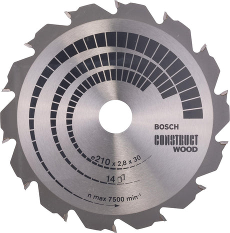 Bosch cirkzb constr. wood 210x30x2,8 14t fwf