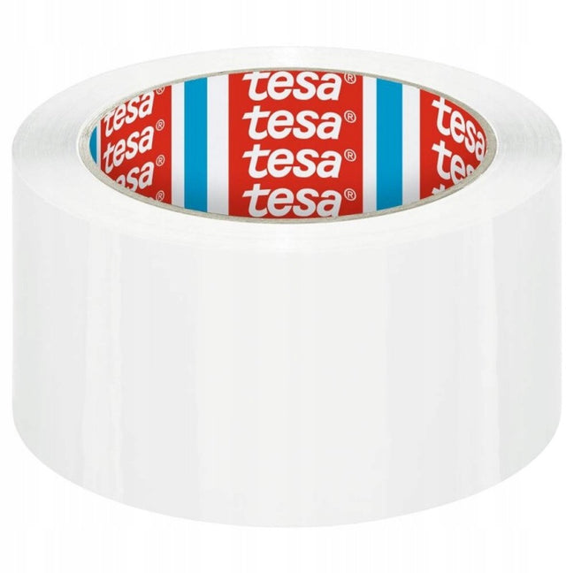 Tesa verpakkingstape wit 48mm x 66m - sterk en betrouwbaar