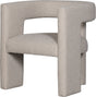 Woood tiwa fauteuil - bouclé - beige - 70x64x64