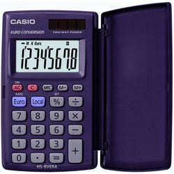Zakrekenmachine casio hs-8vera marineblauw