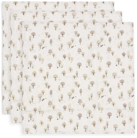Jollein hydrofiele doek small – 70x70cm – tiny park – 3 stuks