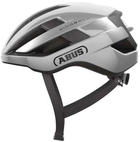 Abus fietshelm wingback gleam silver l - 57-61 cm - zilver - geschikt voor gebruik op racefietsen - gravelbikes - 270 g l