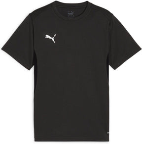 Puma teamgoal jersey jr jongens sportshirt - black- white-flat dark gray 152