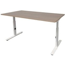 Bureau schaffenburg lin-pl128-havw-m25 spaanplaat, metaal multikleur