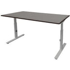 Bureau schaffenburg lin-pl128-loga-m25 spaanplaat, metaal multikleur