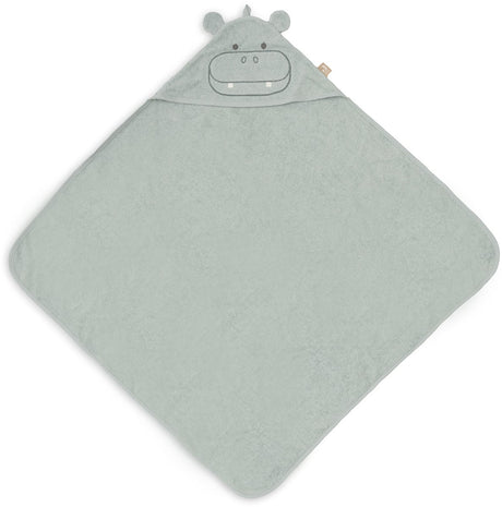 Jollein badcape badstof 75x75cm hippo happy