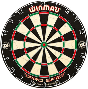 Winmau pro-sfb dartbord – sisalvezels, toernooiformaat, duurzaam, inclusief ophangsysteem