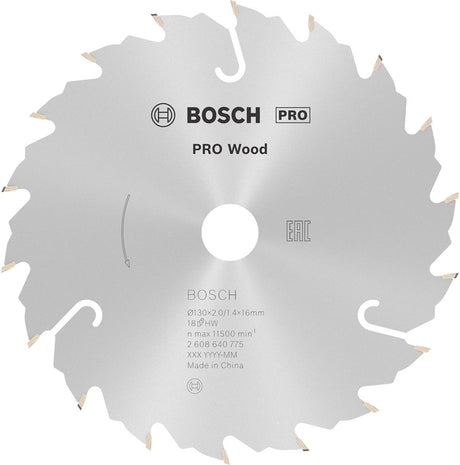 Bosch cirkelzaagblad standard for wood speed 130 x 16 x 2,2 mm - 18 tanden