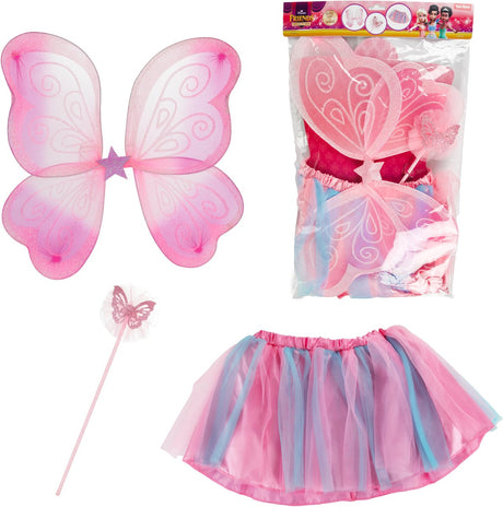 Toi-toys princess friends verkleedset met vleugels