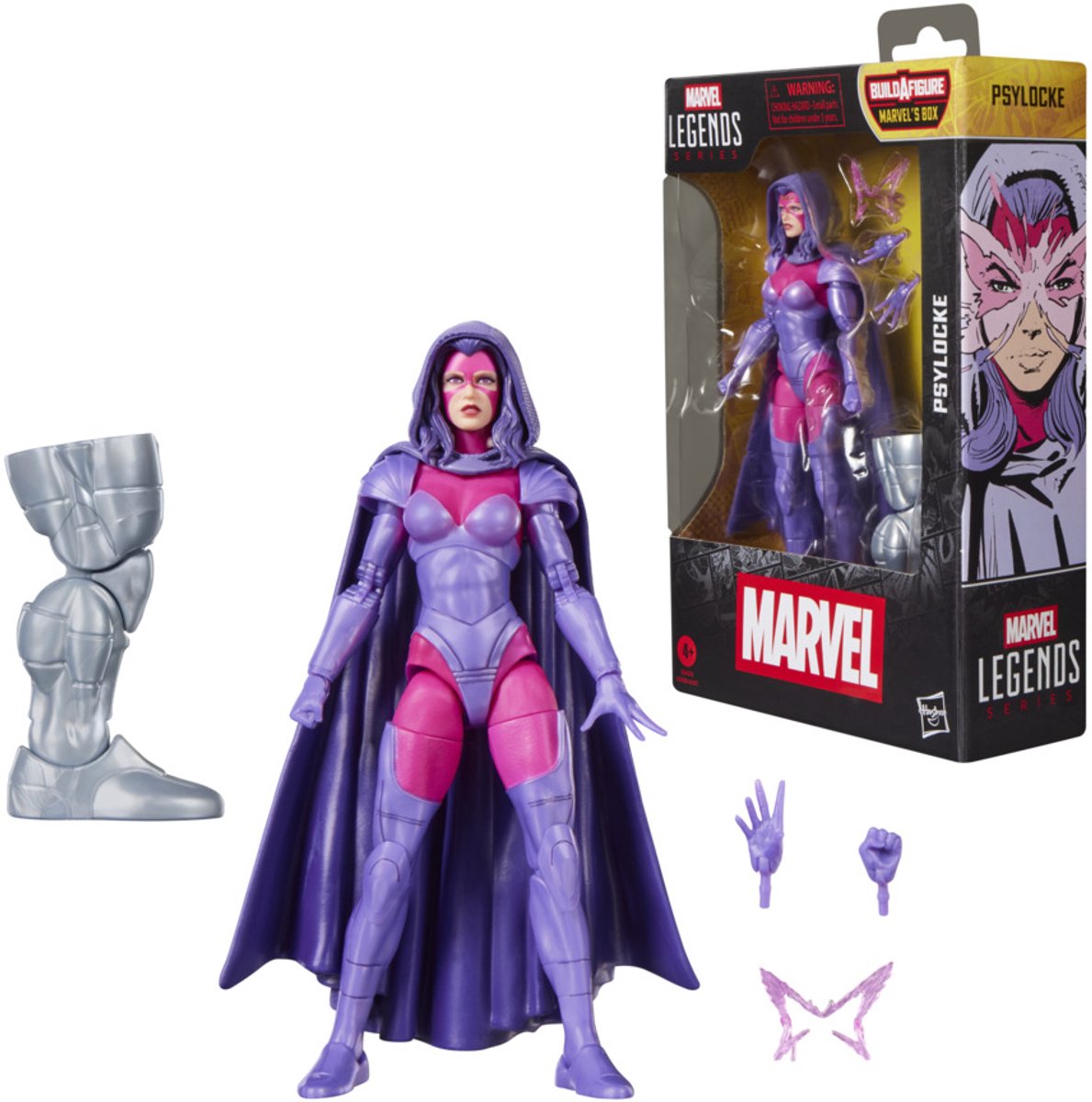 Marvel legends series psylocke x-men-stripactiefiguur