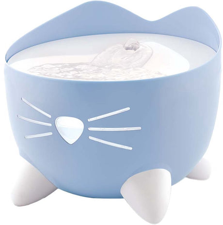 Catit pixi fountain combi kit - kattendrinkbak - blauw wit