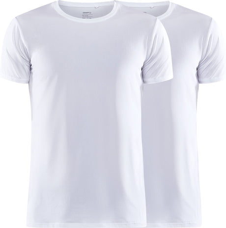 Craft core dry tee multi 2-pack m heren thermoshirt - wit m