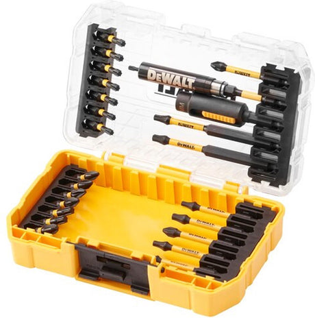 Dewalt accessoires 25-delige flextorq schroefbitset | in tough case - dt70744t-qz