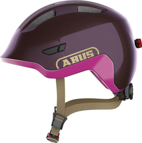 Abus helm Smiley 3.0 ACE LED royal purple M 50-55cm