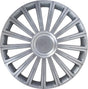 Carpoint wieldoppen radical pro 13 inch abs zilver set van 4