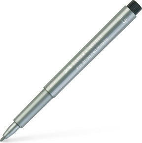 Faber-castell tekenstift - pitt artist pen - 251 zilver - fc-167351