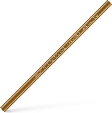 Faber-castell houtskool potlood geperst - pitt monochrome - medium - tekenhoutskool - fc-112995