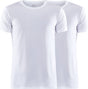 Craft core dry tee multi 2-pack m heren thermoshirt - wit l