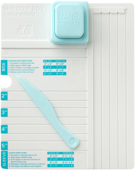 We r makers shadow box punch board - we r