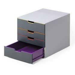 Ladekastje durable 760427 kunststof grijs