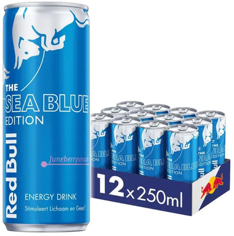 Red bull the sea blue edition juneberry blik (12x 250ml)