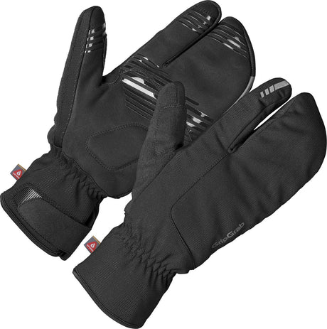 Gripgrab - nordic 2 windproof strenge winter lobster fietshandschoenen - zwart - unisex l