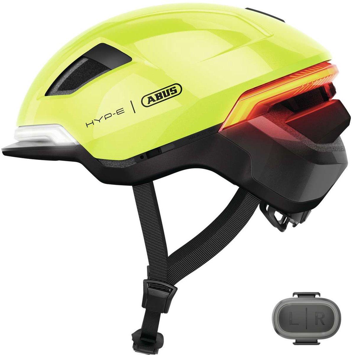 Abus smart helm hyp-e signal yellow s 51-55cm