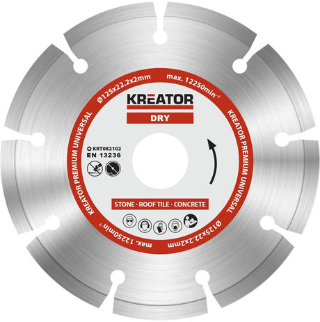 Kreator krt082102 diamantschijf d125 premium