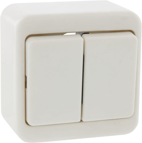 Berker opbouw wandcontactdoos (wcd) ra 1-voudig polarwit