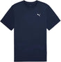 Puma tad essential solid cat t-shirt in de kleur marine.